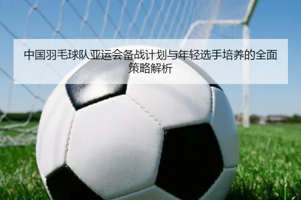中国羽毛球队亚运会备战计划与年轻选手培养的全面策略解析